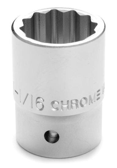 Performance Tool W34534 3/4" Drive 12-Point Sae Standard Socket, 1-1/16"   3/4