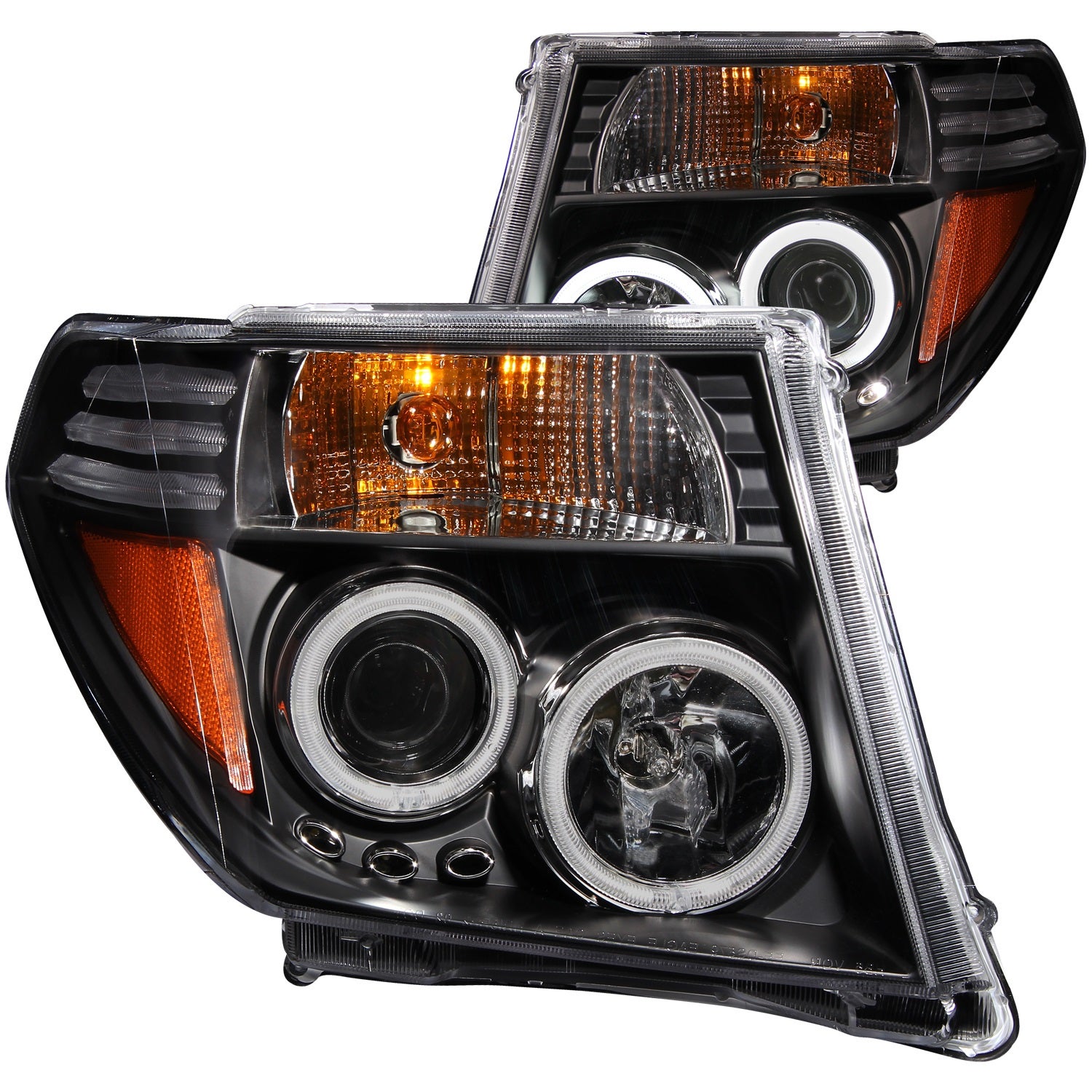 Anzo Usa 111111 Projector Headlight Set W/Halo Fits 05-08 Frontier Pathfinder