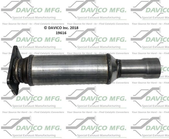 Davico Mfg Catalytic Converter P/N:19616  Catalytic Converter P/N: