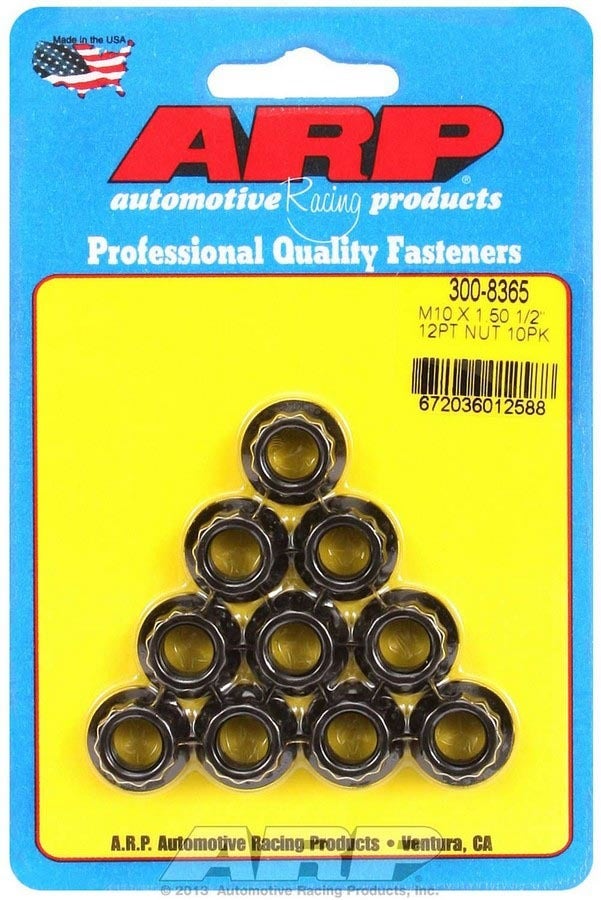 Arp 300-8365 Nut Kit, M10 X 1.50" Arp  Nut Kit, M10 X 1.50