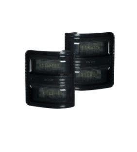 Recon 264140Bk Led Mirror Smoked Lens Kit Recon  Led Mirror Smoked Lens Kit