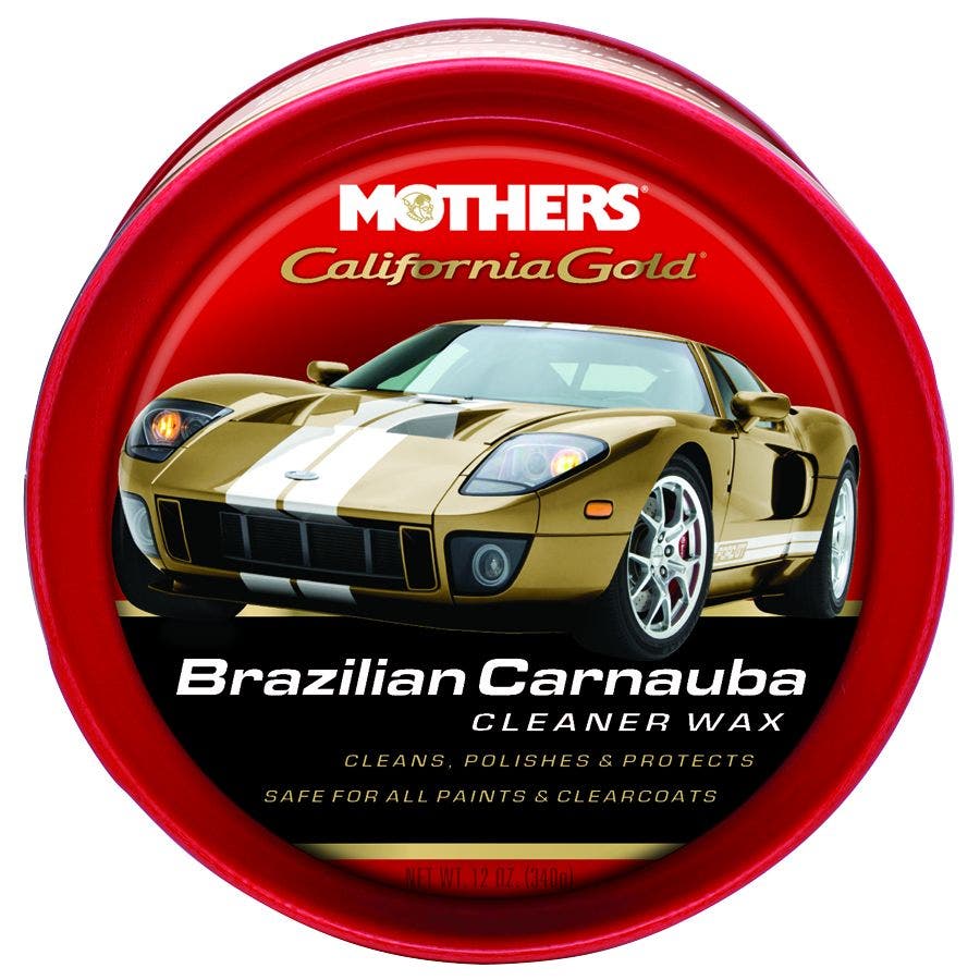 Mothers 05500 California Gold Brazilian Carnauba Cleaner Wax Paste - 12 Oz.
