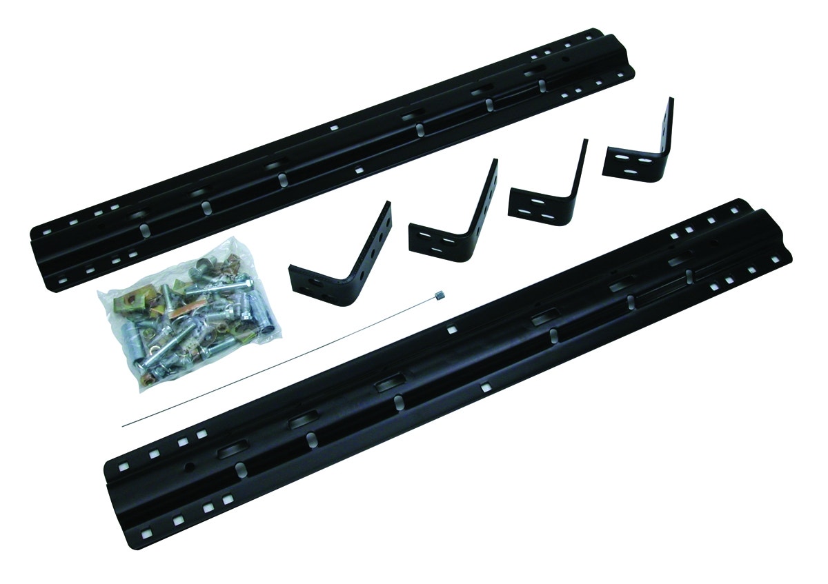 Reese 30035 Universal Rail And Mounting Bracket Kit   Fifth Wheel Trailer Hitch