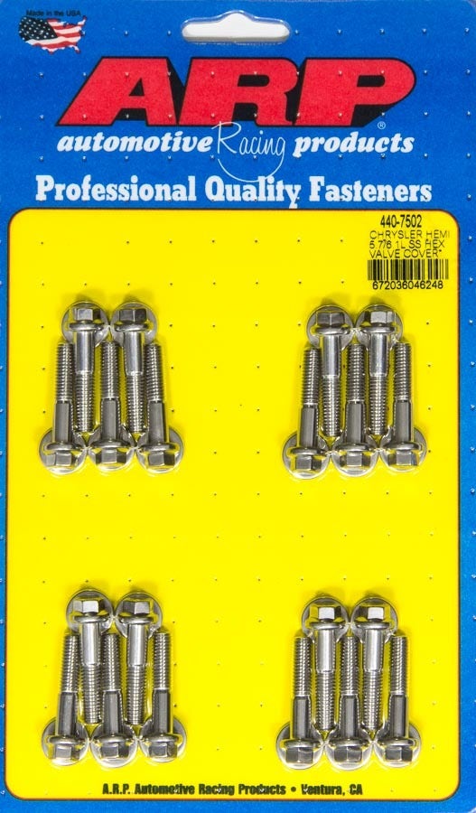 Valve Cover Bolt Kit 6Pt Mopar 5.7/6.1L Hemi Valve Cover Bolt Kit 6Pt Mopar