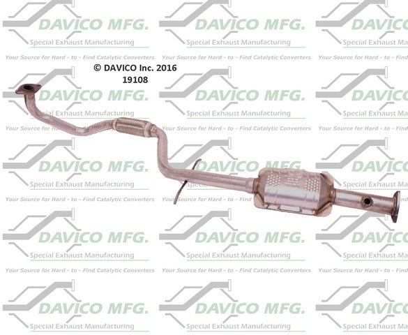 Davico Mfg Catalytic Converter P/N:19108  Catalytic Converter P/N: