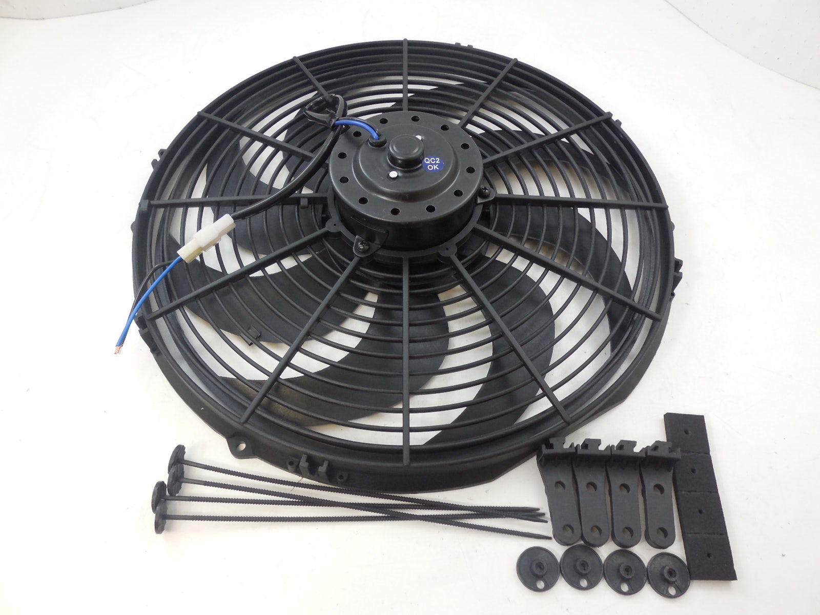 Racing Power R1016 16" Universal Cooling Fan (W/Curved Blades 12V