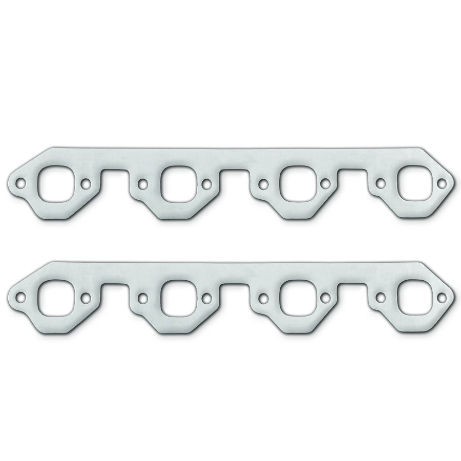 Remflex 3018 Square Port Exhaust Header Gasket  Gaskets  Exhaust Header Gasket;