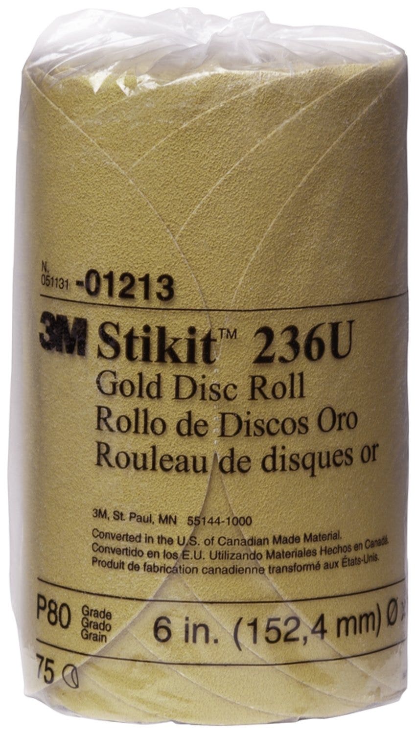 6' Stikit Gold Disk Rolls 6  Stikit Gold Disk Rolls