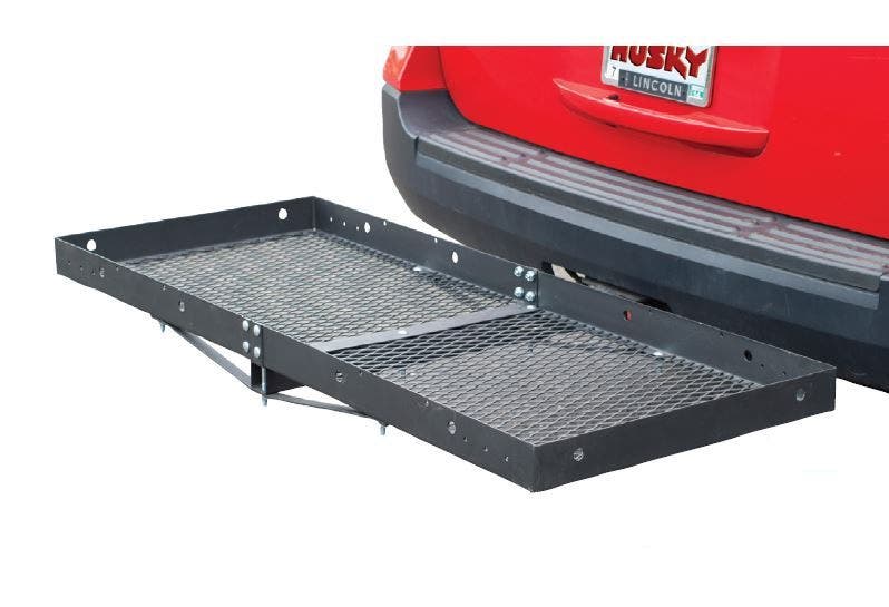 Husky 81148 Extra Wide Steel Cargo Carrier - 500 Lb. Capacity   Extra Wide Steel