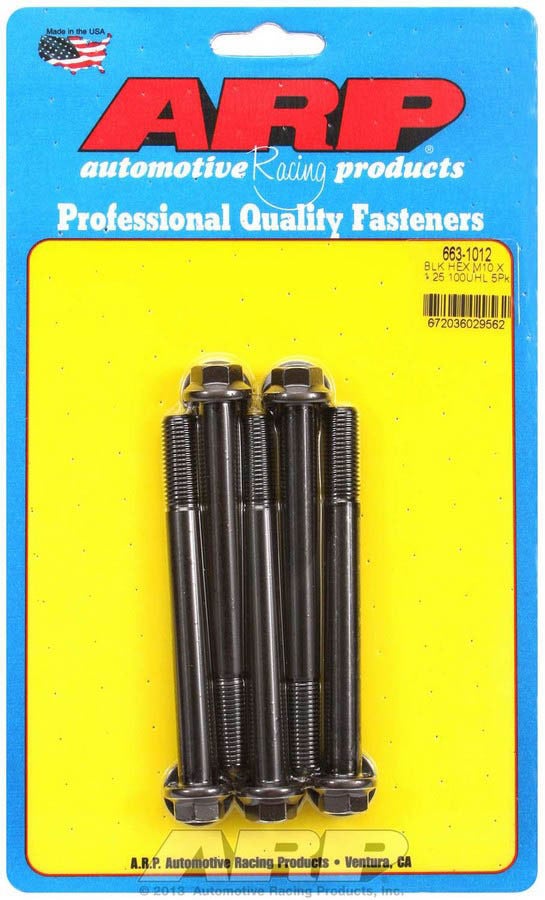 Arp (663-1012) Hex Oxide Bolt, Black Arp () Hex Oxide Bolt, Black