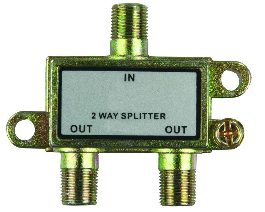 Jr Products 47335 2-Way Tv Line Splitter   2-Way Tv Line Splitter
