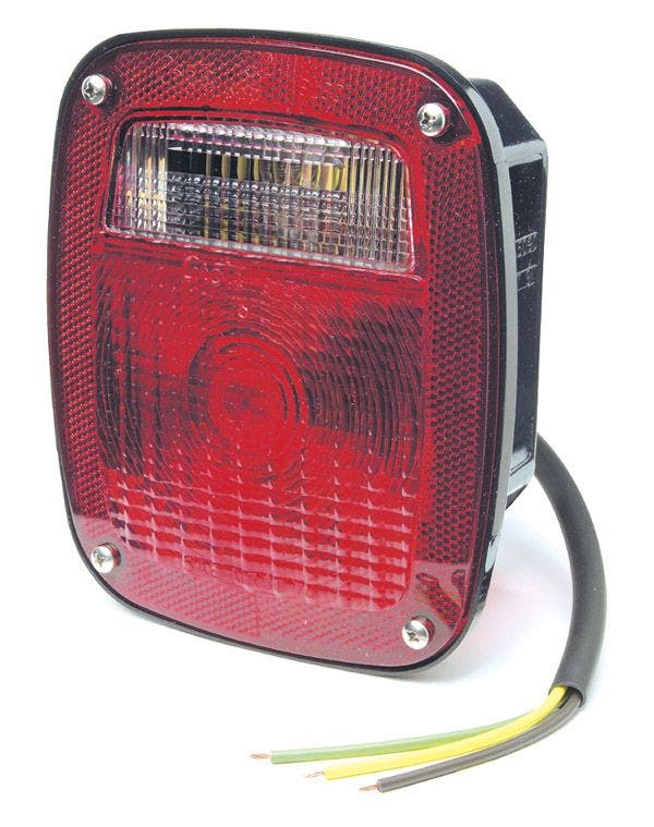 Grote Perlux 50972  Industries  Tail Light Assembly; Quantity - Single, Shape -