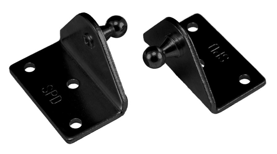Jr Products Br-1060 Angled Gas Spring Mounting Bracket 10Mm, Pack Of 2   Multi