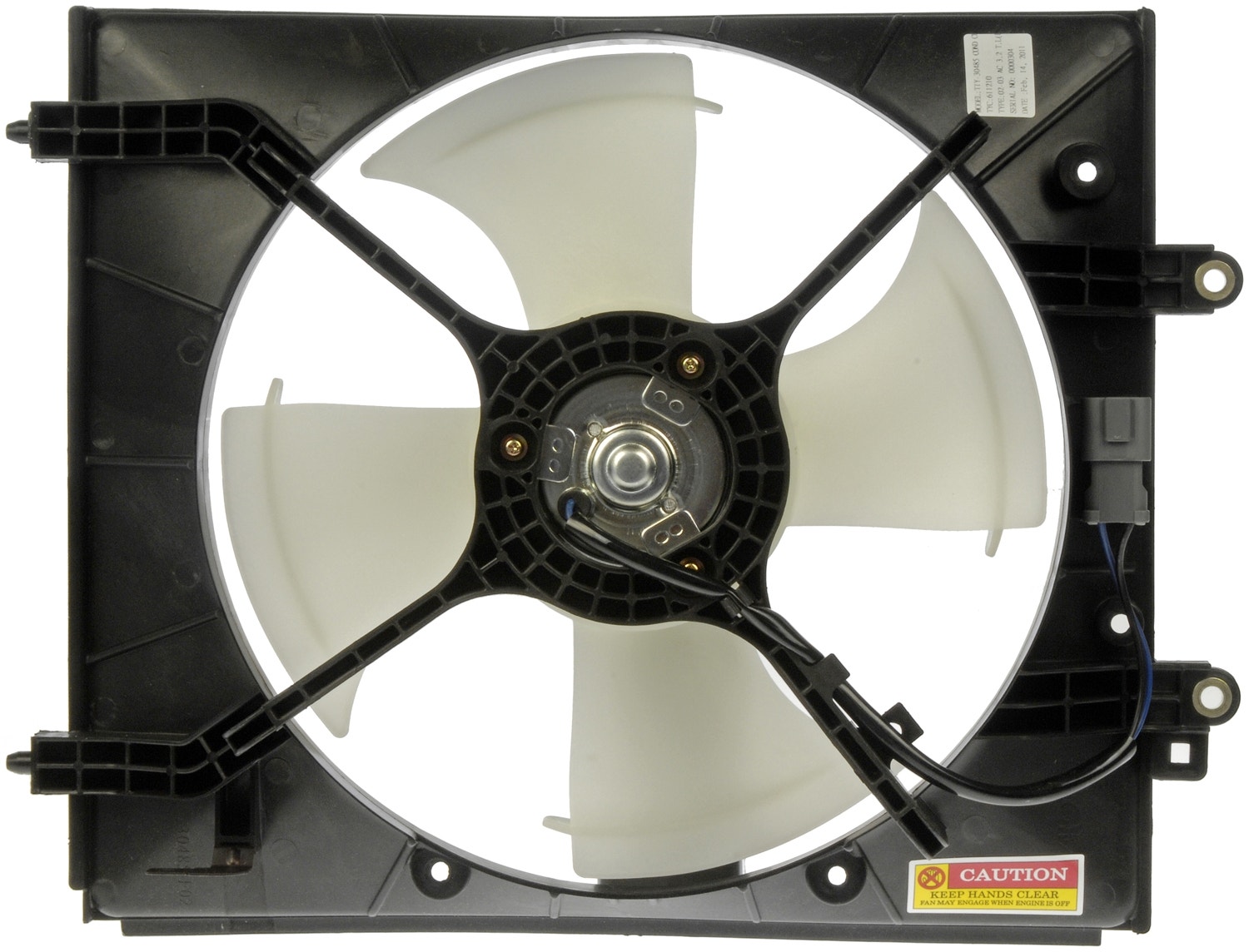 Dorman - Oe Solutions A/C Condenser Fan Assembly P/N:620-276 Oe Solutions (Tm)