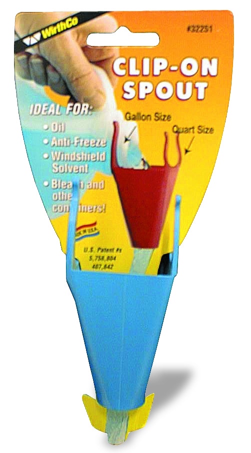 Wirthco 32251 Clip On Spout (With Clip Strip Card Retail Package), 1 Pack