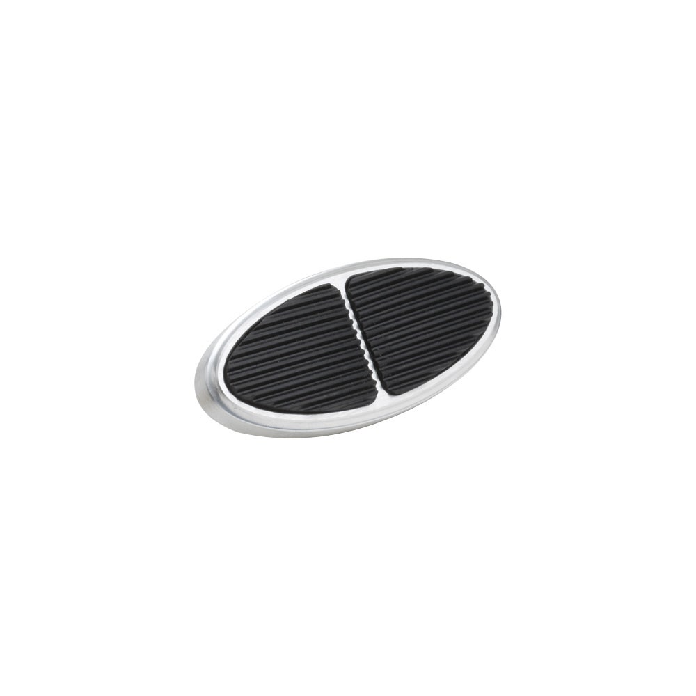 Lokar Bag-6107 Oval Billet Aluminum Brake Pad   Oval Billet Aluminum Brake Pad