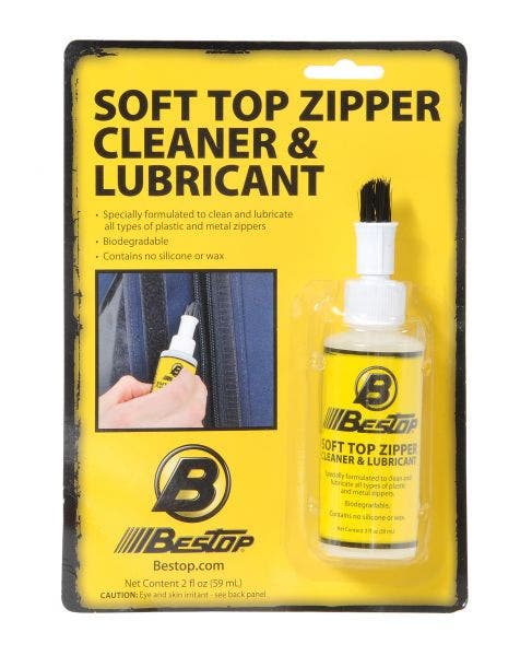 Bestop 1121600 Zipper Cleaner And Lubricant   Soft Top Care Kit  Cleaner Volume