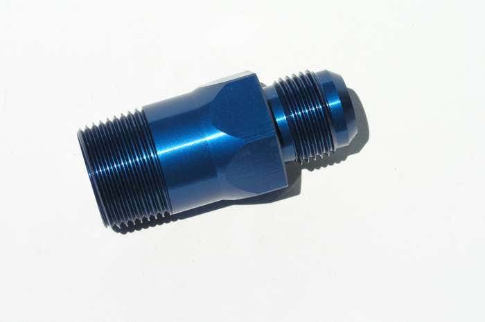 Meziere Wp1012b Blue 12 An Water Pump Fitting   Blue 12 An Water Pump Fitting