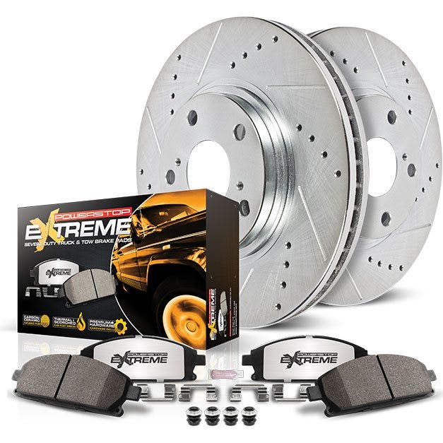Power Stop K7940-36 Front Z36 Truck & Tow Performance Brake Kit Power Stop