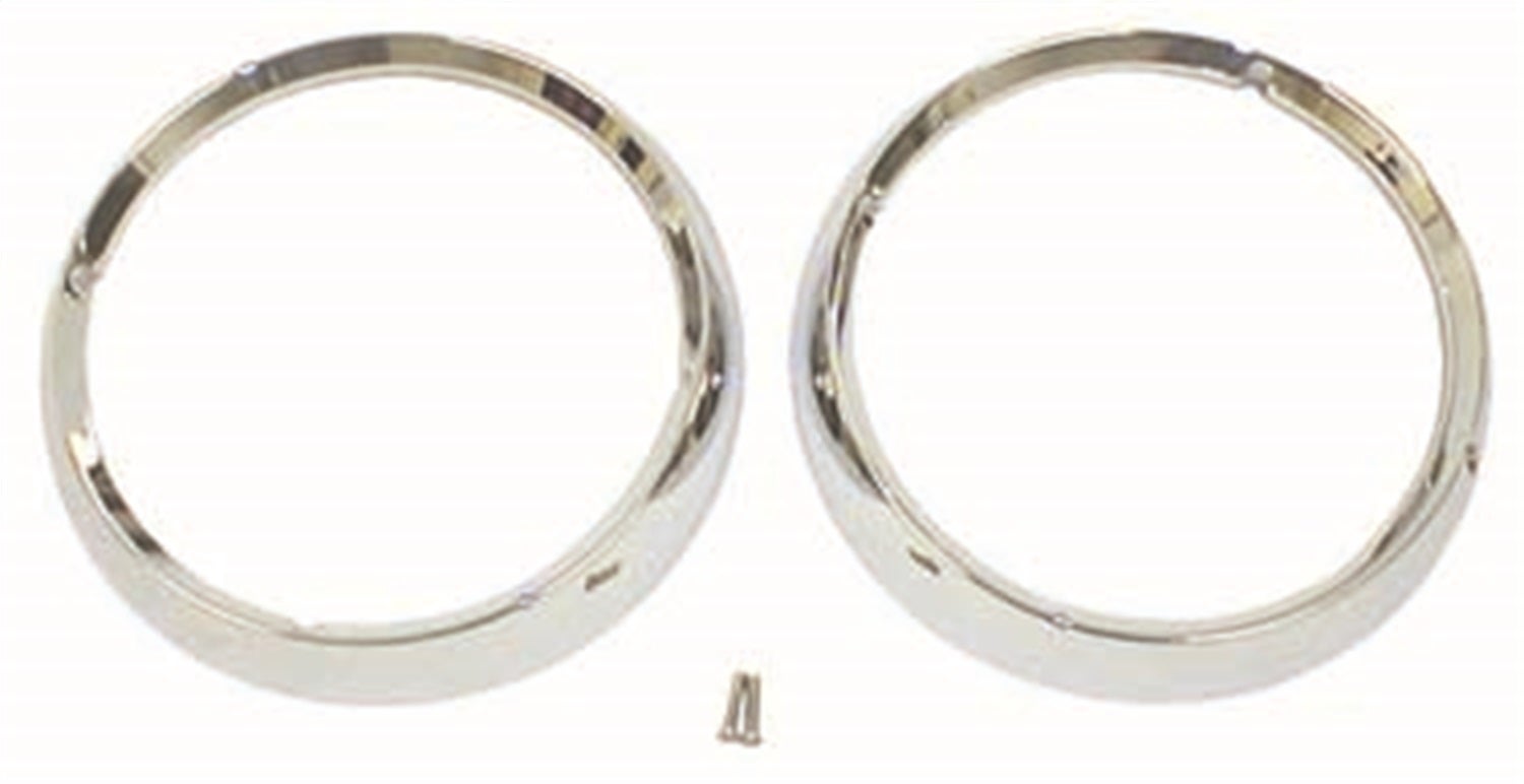 Omix 12419.04   Headlight Bezel Kit Fits 72-86 Cj5 Cj6 Cj7 Scrambler