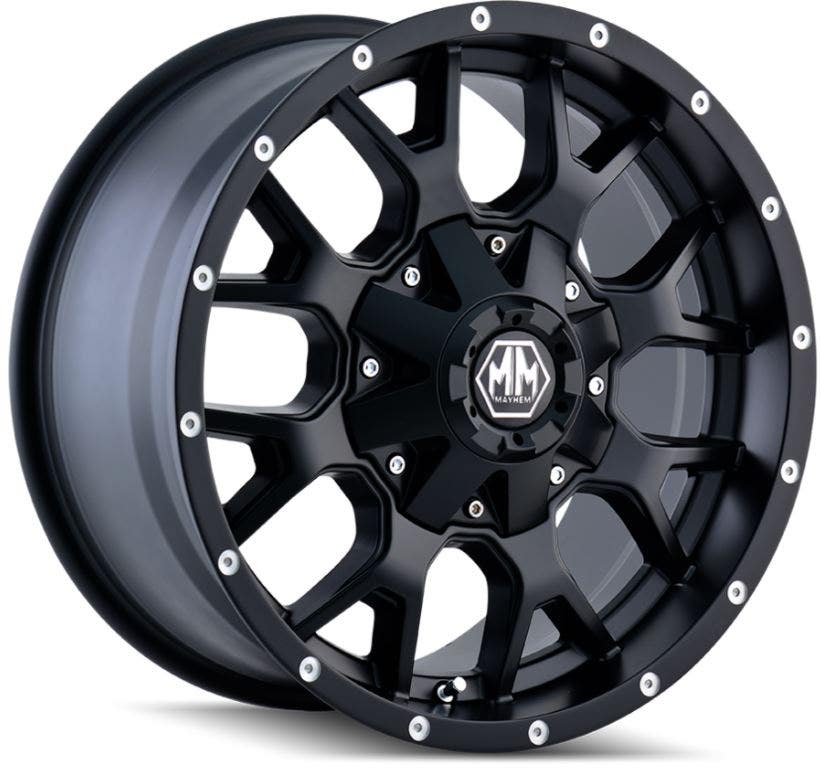 Warrior (8015)  Blk 20X10 6135/6139 Warrior (8015)  Blk 20X10 6135/6139