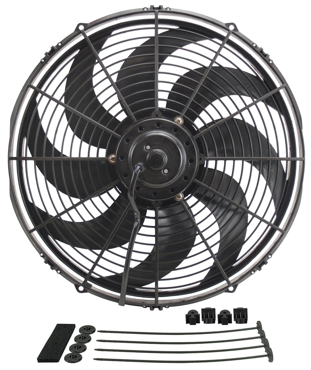 Derale 18916 Dyno-Cool Curved Blade Electric Fan   Dyno-Cool Curved Blade