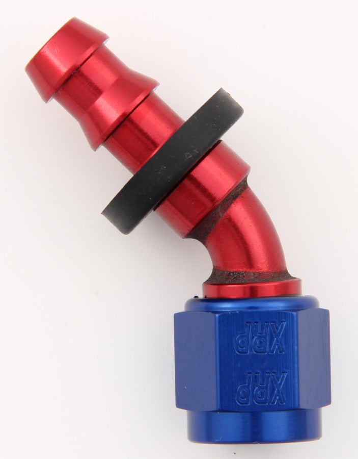 Xrp 234508 Size 8 45 Degree Push-On Hose End   Size 8 45 Degree Push-On Hose End