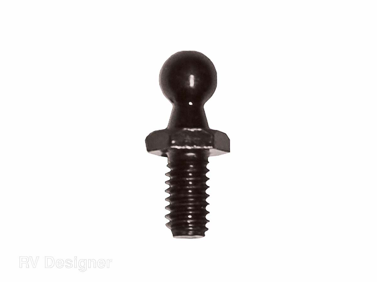 Rv Designer G855, Gas Prop Bracket, 10 Mm Ball Stud, 2 Per Pack, Exterior