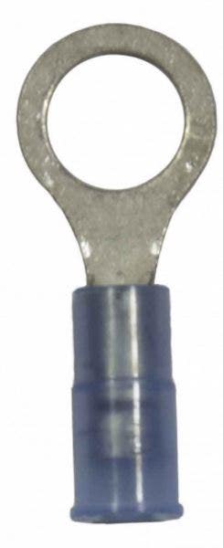 Camco 63191 Blue 5/16" Stud 16-14 Gauge Insulated Ring Terminal - Pack Of 5