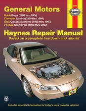 Haynes Repair Manual General Motors: Buick Regal (88-02) Chevrolet Lumina(90-94)