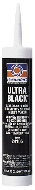 Permatex 24105 Ultra Black Maximum Oil Resistance Rtv Silicone Gasket Maker, 13