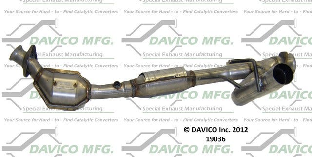 Davico Mfg Catalytic Converter P/N:19036  Catalytic Converter P/N:
