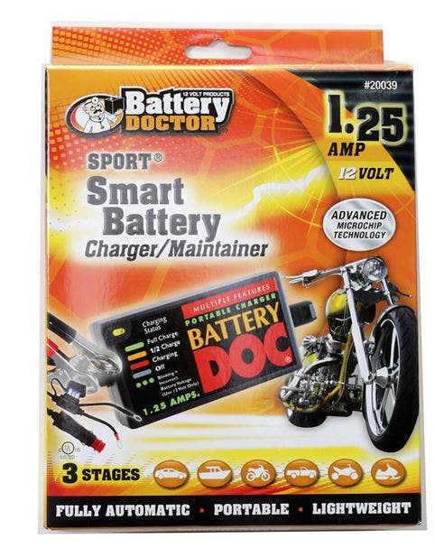 Wirthco 20026 Battery Doctor Black Cec Certified 6/12V 900Ma - Smart Battery