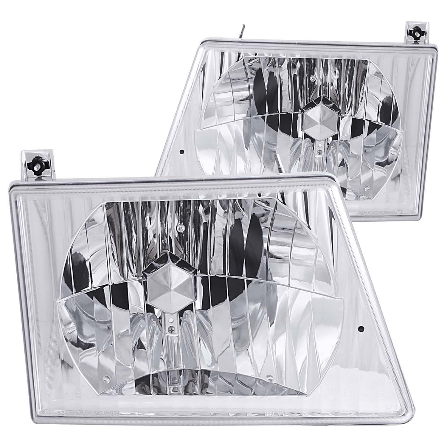 Anzo Usa 111026 Crystal Headlight Set Anzo 111014 Headlight Assembly Crystal