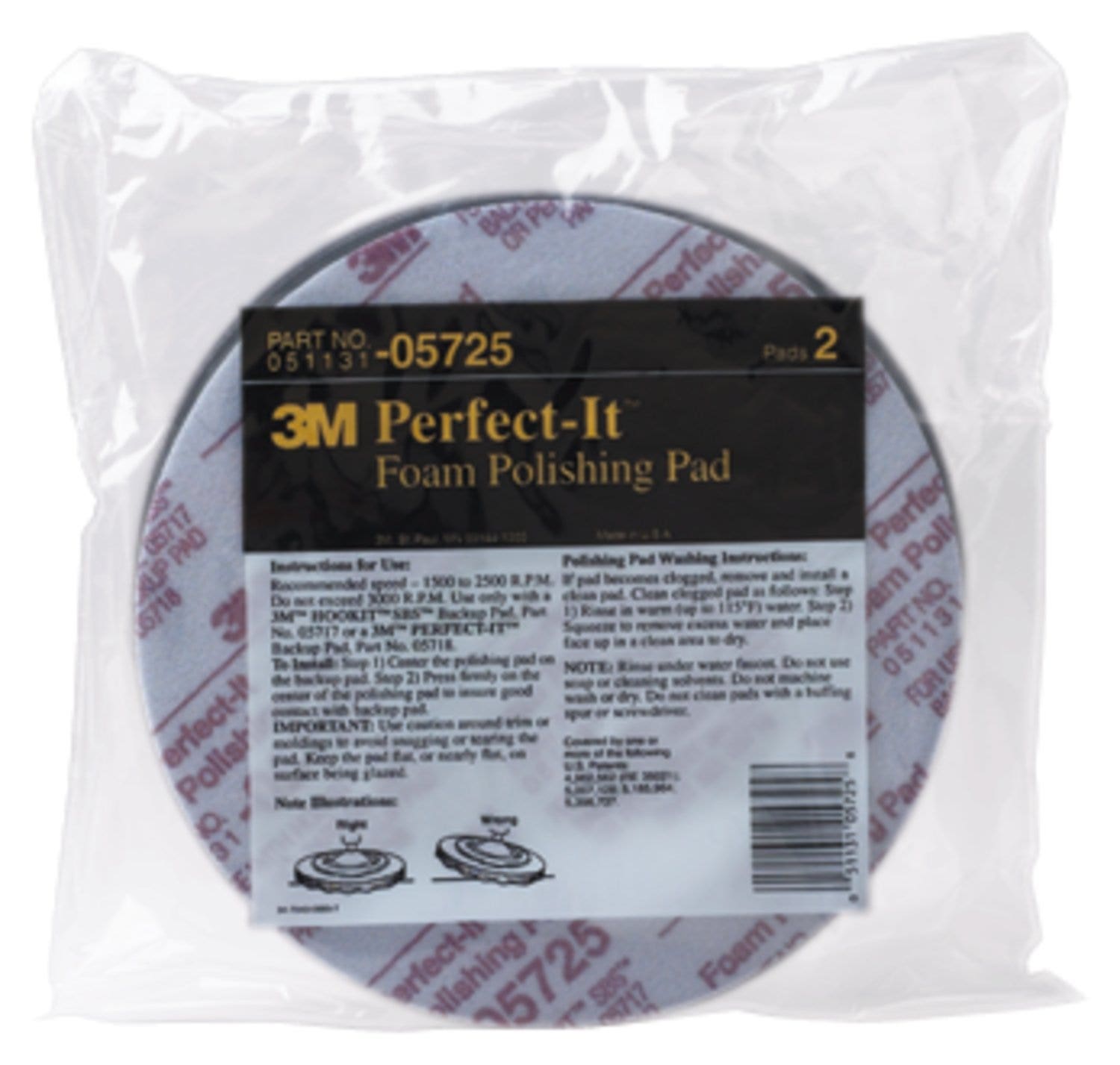 Hookit Perf-It Pad Bg/2 Hookit Perf-It Pad Bg/2