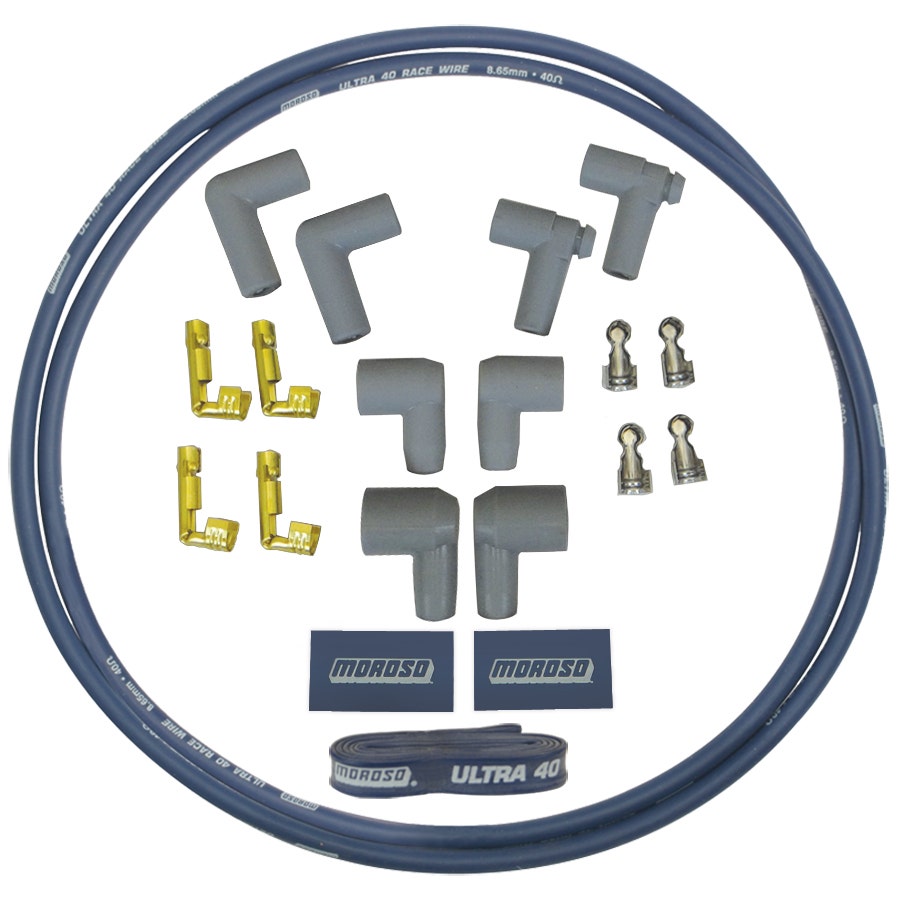 Coil Wire Kit,Ultra 40, Sleeved  Ultra 40 Ignition Coil Wire  Length (In) - 48