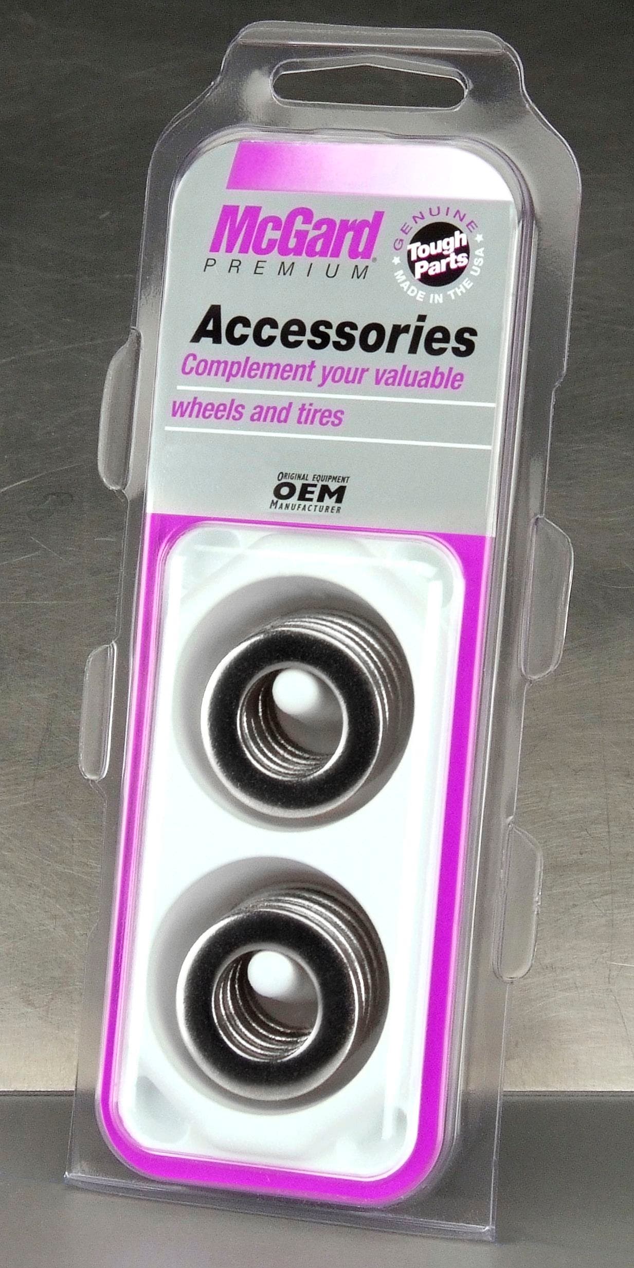 Mcgard 78711 Stainless Steel Standard Mag Washers - Set Of 10, Silver  Wheel