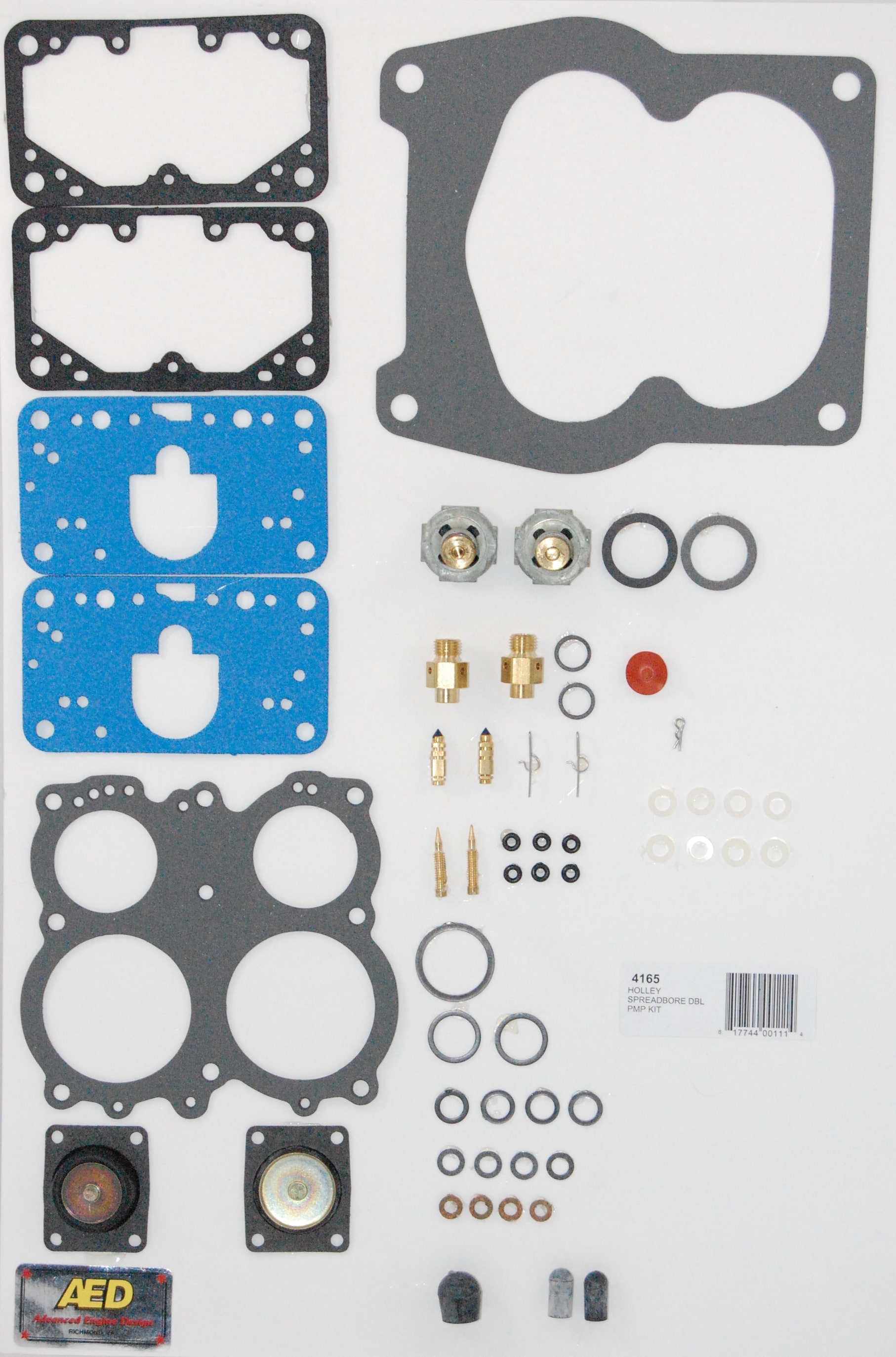 Aed 4165 Ultimate Holley Spread-Bore Double Pumper Kit Aed  Ultimate Holley