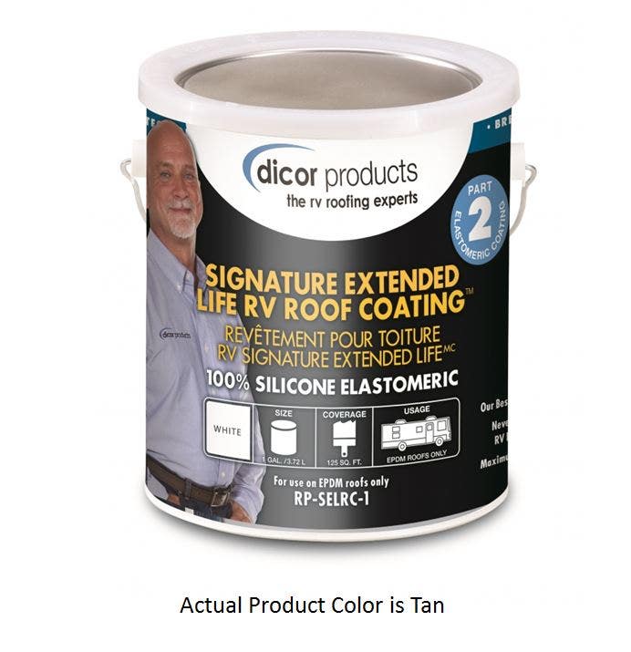 Dicor Rp-Frct-1 Tan Fiberglass Rv Roof Coating  Rp-Frct-1 Tan Fiberglass Rv Roof