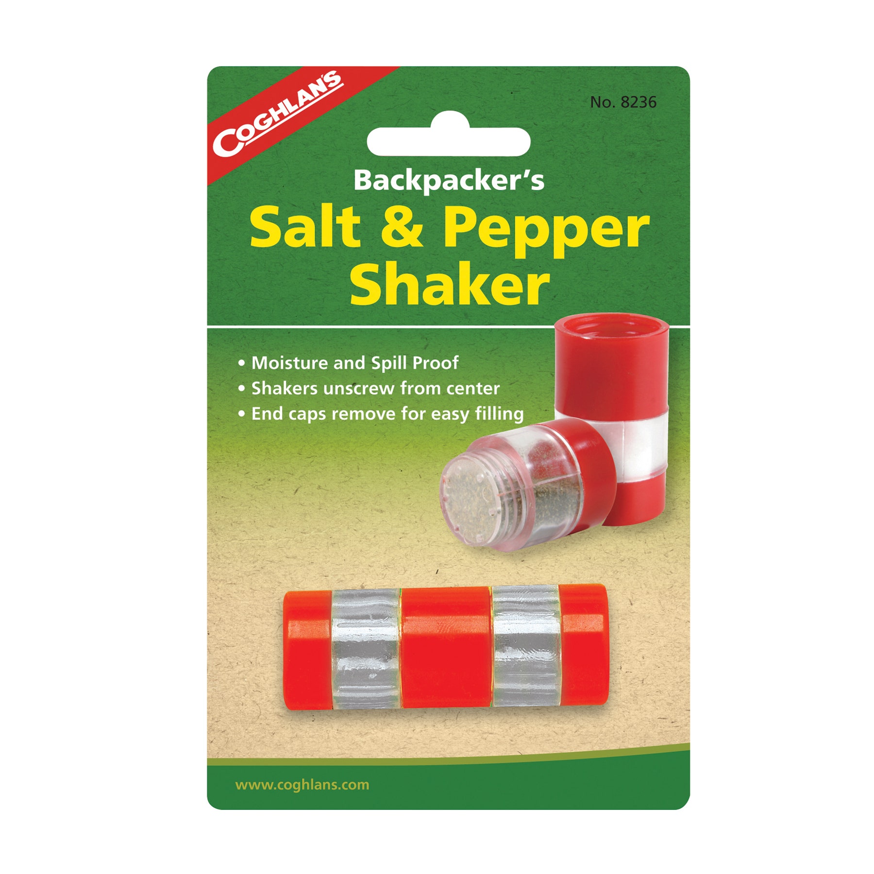 Coghlan's Backpacker's Salt And Pepper Shaker  Backpacker S Salt And Pepper