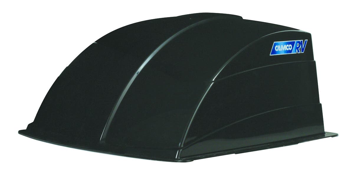 Camco 21015 Black Standard Roof Vent Cover, Opens For Easy Cleaning, Aerodynamic