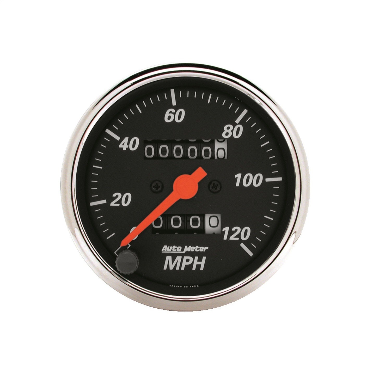 Autometer 1476 Designer Black Mechanical Speedometer   Designer Black Mechanical