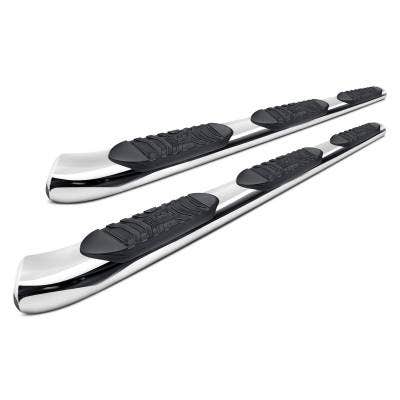 Black Horse Extreme Side Steps Compatible With 2015 To 2021 Ford F-150 Stainless