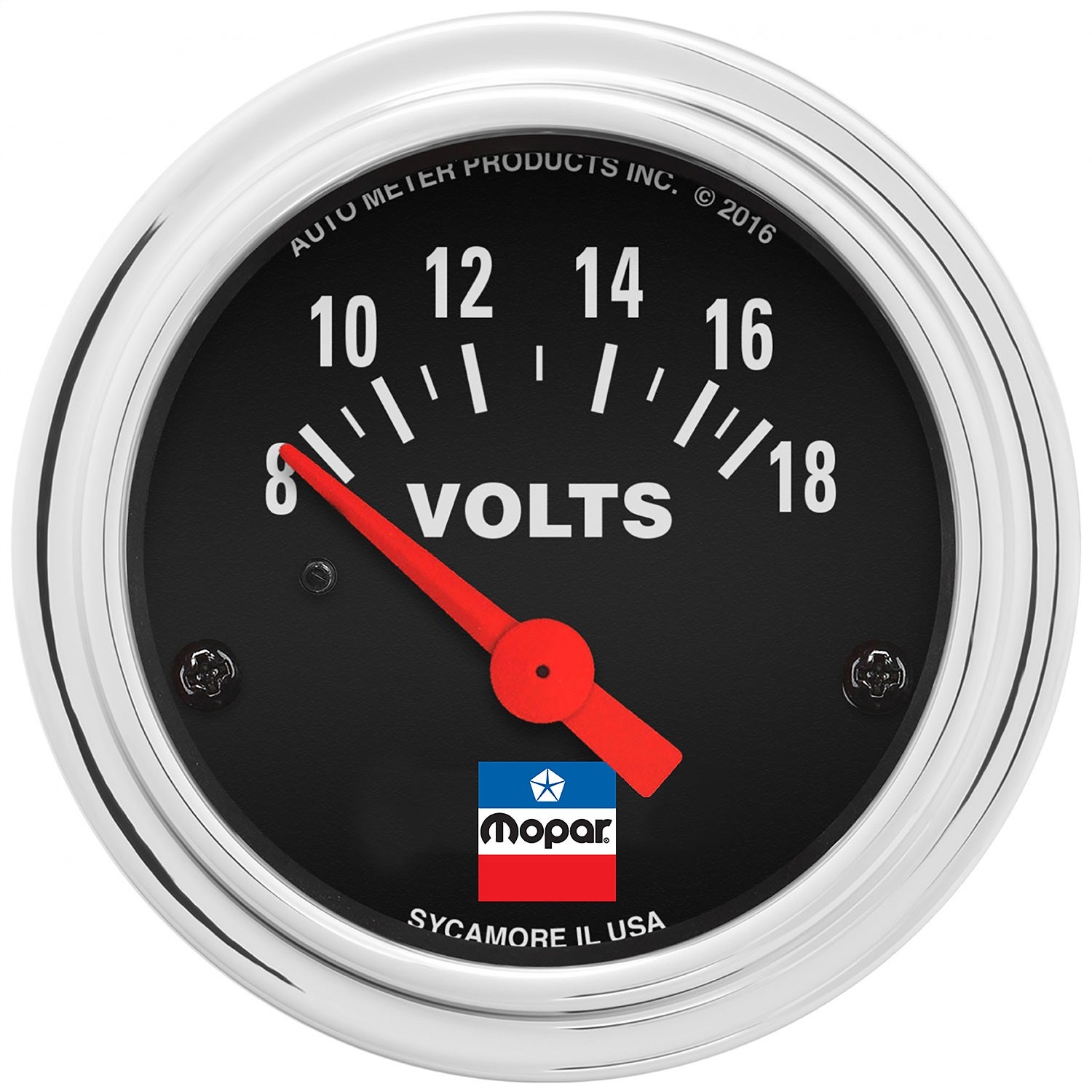 Autometer 880788 Mopar Classic Voltmeter   Mopar Classic Voltmeter