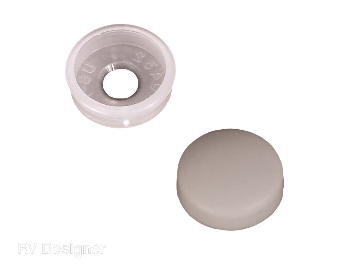 Rv Designer H601 Screw Covers - White, Pack Of 14   Screw Cover; Color - White,
