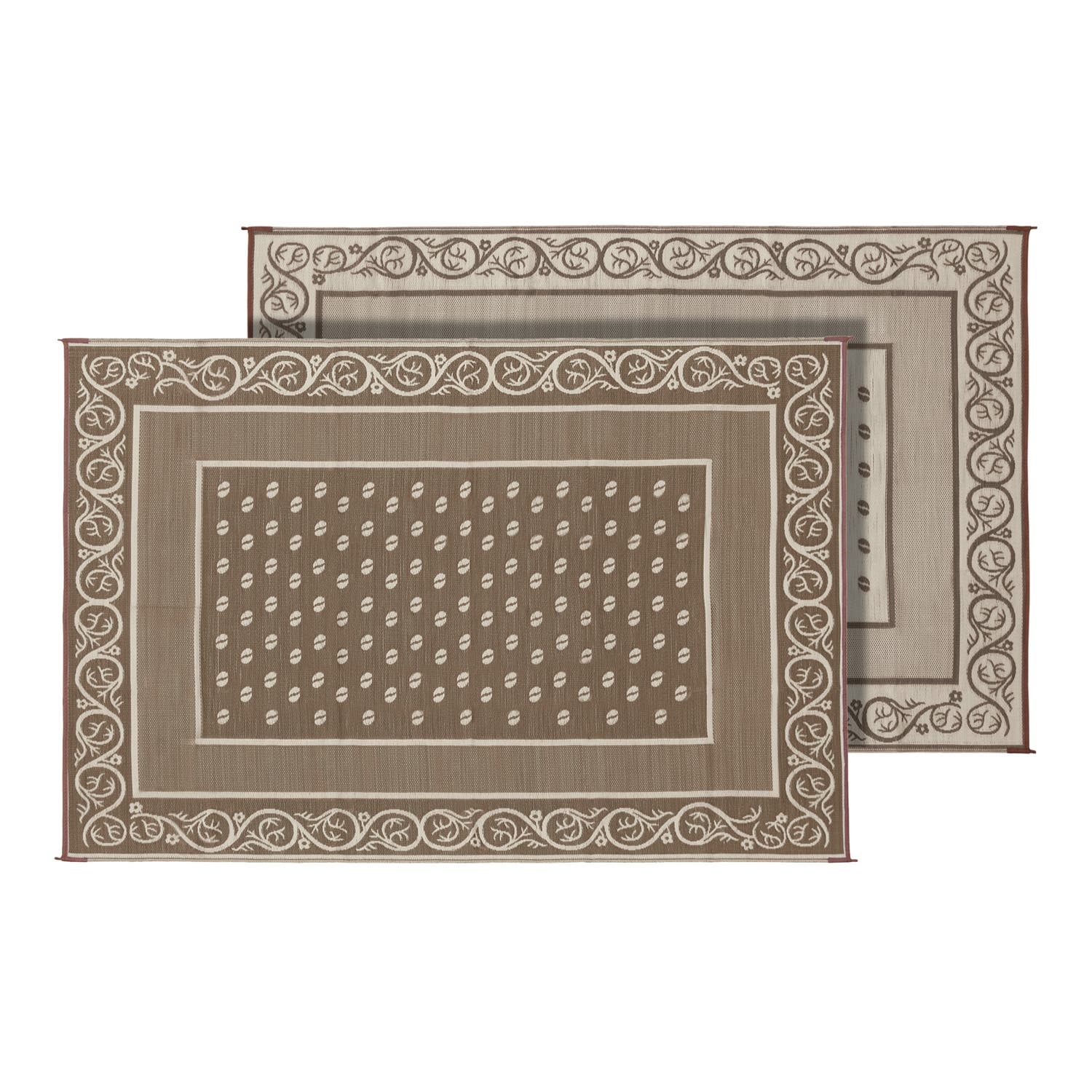 Faulkner Deluxe 49599 Multi-Purpose Vineyard Mat, 8' X 16', Beige   Camping Mat