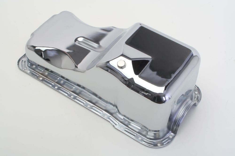 Trans-Dapt 9078 Chrome Oil Pan Trans Dapt  Oil Pan; Recommended Use - Street,