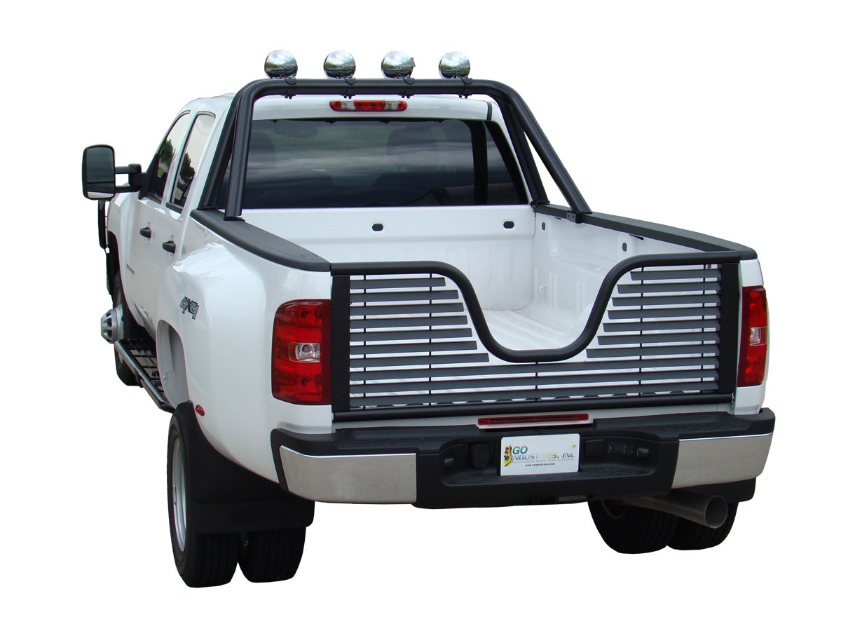 Mile Marker 6135 Tailgate Black Louvered V-Gate Tailgate Mile Marker  Tailgate