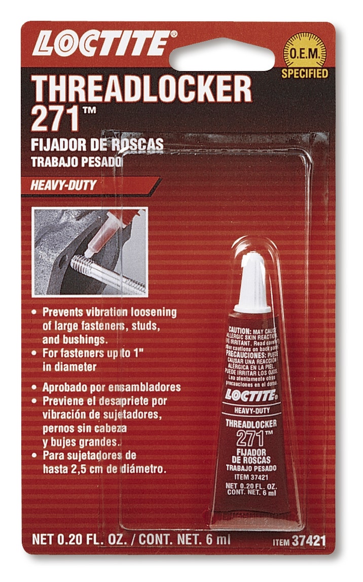 Loctite 271 Threadlocker For Automotive: High-Strength, High-Temp, Fluorescent,