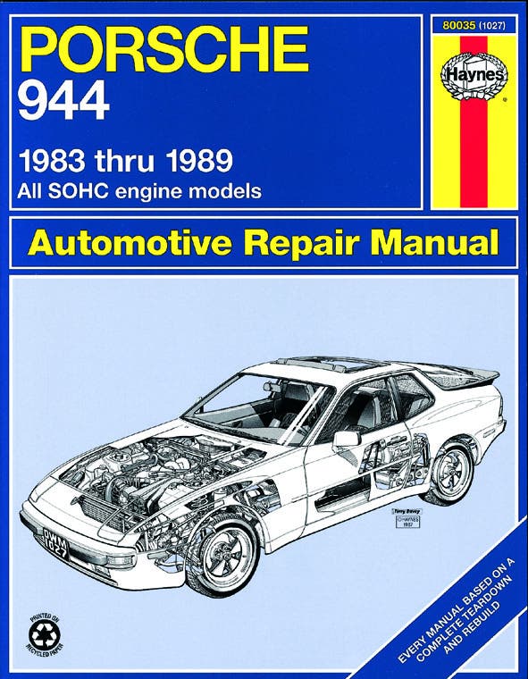 Porsche 944 4-Cylinder (1983-1989) Haynesrepair Manual(Usa) Porsche 944